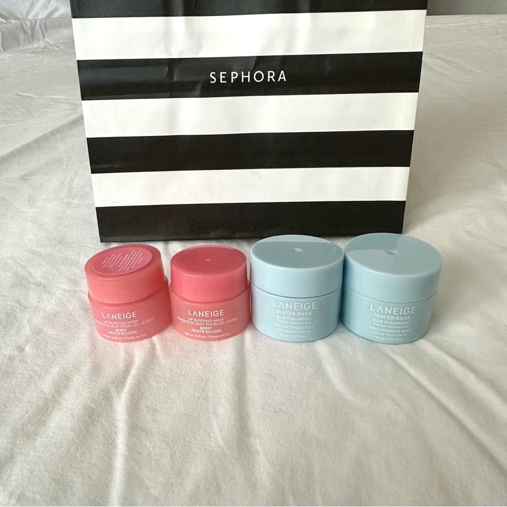 LaNeige lip sleeping mask and Water bank cream set